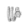 $nake Hexagon Silver Tone Dial Stainless Steel Crystal Watch