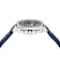 V-Chrono Square Blue Dial Leather Strap Watch