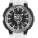 Tiger Power Black Case Silicone Strap Watch