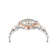 Metronaut White Dial Two-tone Bracelet Watch