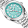 V-Code GMT Blue Sunray Dial Stainless Steel Bracelet Watch