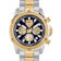Hurricane Chronograph Blue Dial Two-tone Bracelet Watch