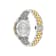 Greca Chrono Wave Silver Tone Dial Two-tone Stainless Steel Bracelet Watch