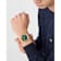 Plein Underdog Green Dial Two-tone Stainless Steel Bracelet Watch