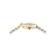 Gancini Twisted Mother of Pearl Dial Two-tone Stainless Steel Watch