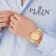 Philipp Plein The Hexagon Chrono Yellow Stainless Steel Bracelet Watch
