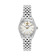 V-Code Silver Tone Dial Stainless Steel Bracelet Watch