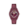 V-Dome Aluminum Bracelet Burgundy Dial Watch