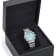 Hellenyium Chrono Petite Blue Bezel Stainless Steel Bracelet Watch