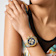 Hurricane Chronograph Blue Dial Two-tone Bracelet Watch