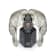The $kull Silicone Strap Mens Watch