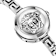 Medusa Secret Silver Tone Sunray Dial Bracelet Watch
