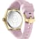 The $kull Spikes Pink Dial Silicone Watch