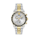 Greca Chrono Wave Silver Tone Dial Two-tone Stainless Steel Bracelet Watch