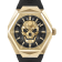 The $kull Spikes Black Dial Silicone Watch