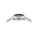 V-Galaxy Moonphase Blue Dial Stainless Steel Bracelet Watch