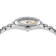V-Code Silver Tone Dial Stainless Steel Bracelet Watch