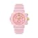 Versace Real Active Chrono Pink Dial Silicone Strap Watch