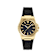 Greca Reaction Black Dial Silicone Strap Watch