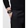 V-Dome Aluminum Bracelet Black Dial Watch