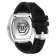 Philipp Plein The $keleton White Dial Black Silicone Strap Watch