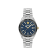 V-Dome Mens Watch Stainless Steel Case Blue Guilloché Dial Stainless
Steel Bracelet