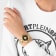 Opium Black Dial IP Yellow Bracelet Watch