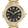 Plein Lady Royal Crystal Black Dial IP Yellow Bracelet Watch