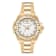 Plein Majesty White Dial Yellow Stainless Steel Crystal Watch