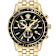 Versace Sport Chrono Black Dial Yellow Stainless Steel Bracelet Watch