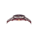 V-Dome Aluminum Bracelet Burgundy Dial Watch