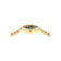 Versace Millenyium Black Dial Yellow Stainless Steel Bracelet Watch