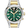 Ferragamo F-80 Green Dial Chrono Bracelet Watch