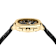 V-Chrono Square Black Dial Leather Strap Watch