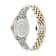 V-Code Silver Tone Dial Two-tone Stainless Steel Bracelet Watch