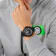 Urban Pulse IP Black Case Silicone Strap Watch