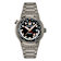 F-80 GMT Worldtime Gunmetal Stainless Steel Bracelet Watch