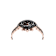 Plein Chrono Royal Black Sunray Dial Two-tone Stainless Steel Bracelet Watch