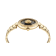 Opium Black Dial IP Yellow Bracelet Watch