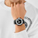 Tiger Power Black Dial Silicone Strap Watch