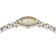 Versace Greca Flourish White Dial Two-tone Bracelet Watch