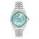 Date Superlative Blue Dial Stainless Steel Crystal Watch