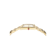 Ferragamo Asymetrique Silver Tone Yellow Stainless Steel Bracelet Watch
