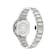 V-Chrono Square Silver Tone Dial Stainless Steel Bracelet Watch