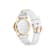 Plein Majesty White Dial Silicone Strap Crystal Watch