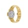 Greca Reaction Black Dial Yellow Stainless Steel Bracelet Watch