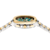 V-Chrono Square Green Dial Two-tone Stainless Steel Bracelet Watch