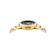 V-Galaxy Moonphase Black Dial Yellow Stainless Steel Bracelet Watch