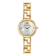 Greca Goddess White MOP Dial Yellow Stainless Steel Bracelet Watch