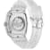 The $keleton Crystal Automatic Silver Skeleton Dial Watch